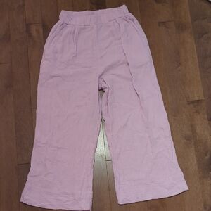 Lilac Wide-Leg Pants